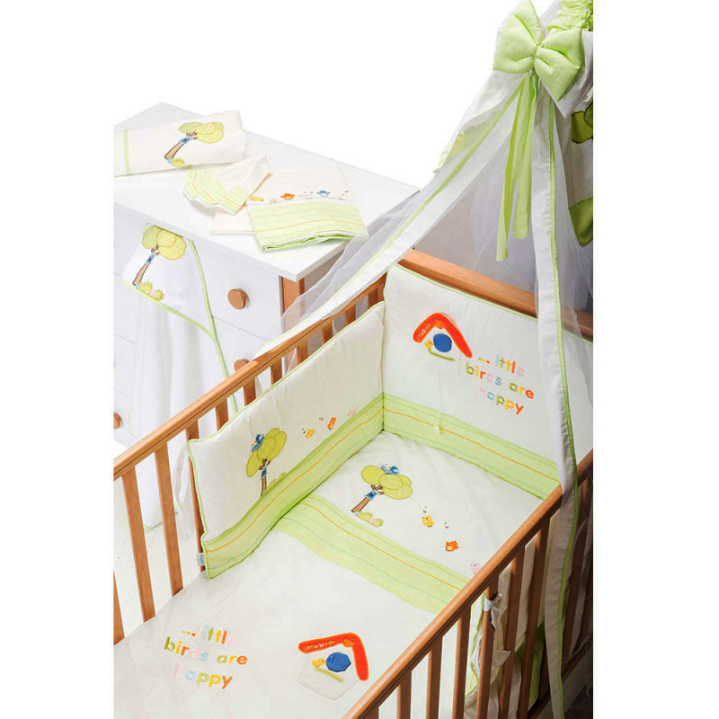 Σετ Κούνιας 4τμχ Bebe Stars Little Birds 2010