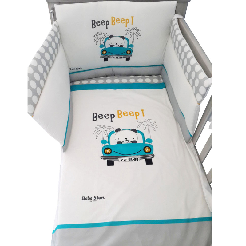 Σετ Κούνιας 4τμχ Bebe Stars Beep-Beep 3000