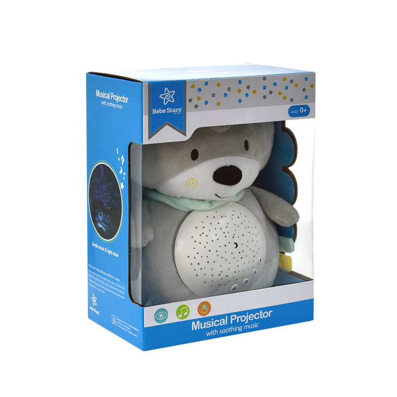 Μουσικός Προβολέας Bebe Stars Raccoon 855-186 Home Παιχνίδια Μόμπιλε Spitishop