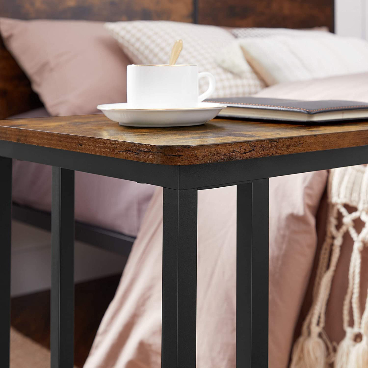 Βοηθητικό Τραπεζάκι με Ρόδες (50X35X55) Vasagle Lnt50X Home Έπιπλα Σαλονιού Τραπεζάκια Spitishop