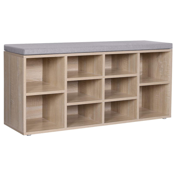 Παγκάκι Εισόδου - Παπουτσοθήκη 10 Θέσεων (104x30x48) Vasagle LHS10NL