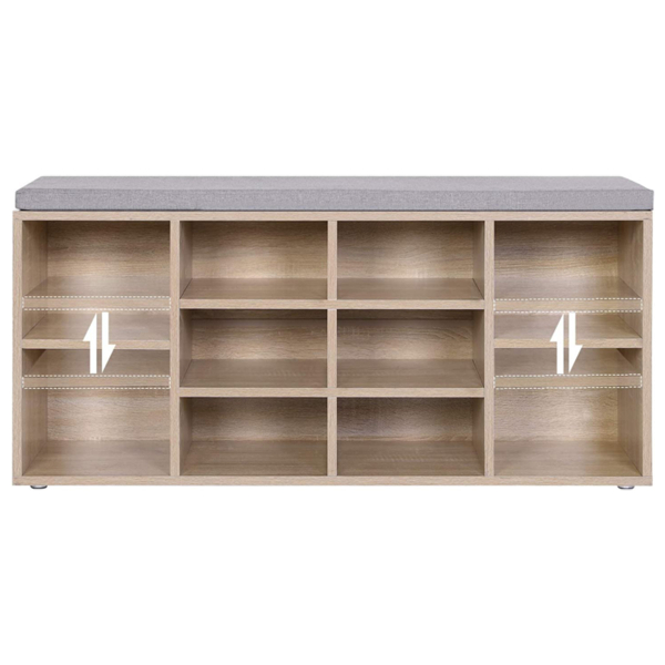 Παγκάκι Εισόδου - Παπουτσοθήκη 10 Θέσεων (104x30x48) Vasagle LHS10NL