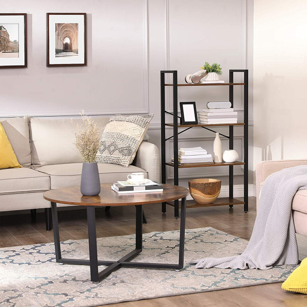 Ραφιέρα Δαπέδου 4 Θέσεων (66x30x120) Vasagle LLS60BX