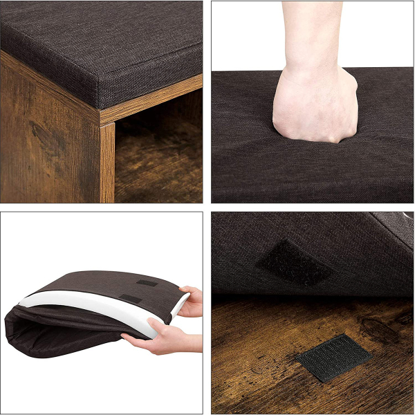 Παγκάκι Εισόδου - Παπουτσοθήκη 10 Θέσεων (104x30x48) Vasagle LHS10BX