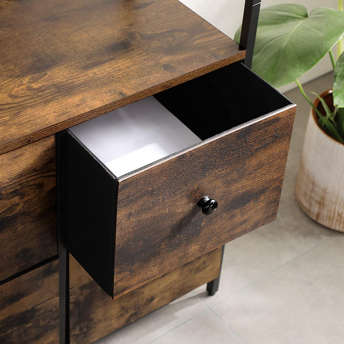 Ραφιέρα Δαπέδου Με 4 Συρτάρια (63x30x120) Vasagle LGS044B02 φωτογραφία