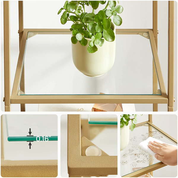 Ραφιέρα Δαπέδου 5 Θέσεων (40x30x124.5) Vasagle LGT029A01