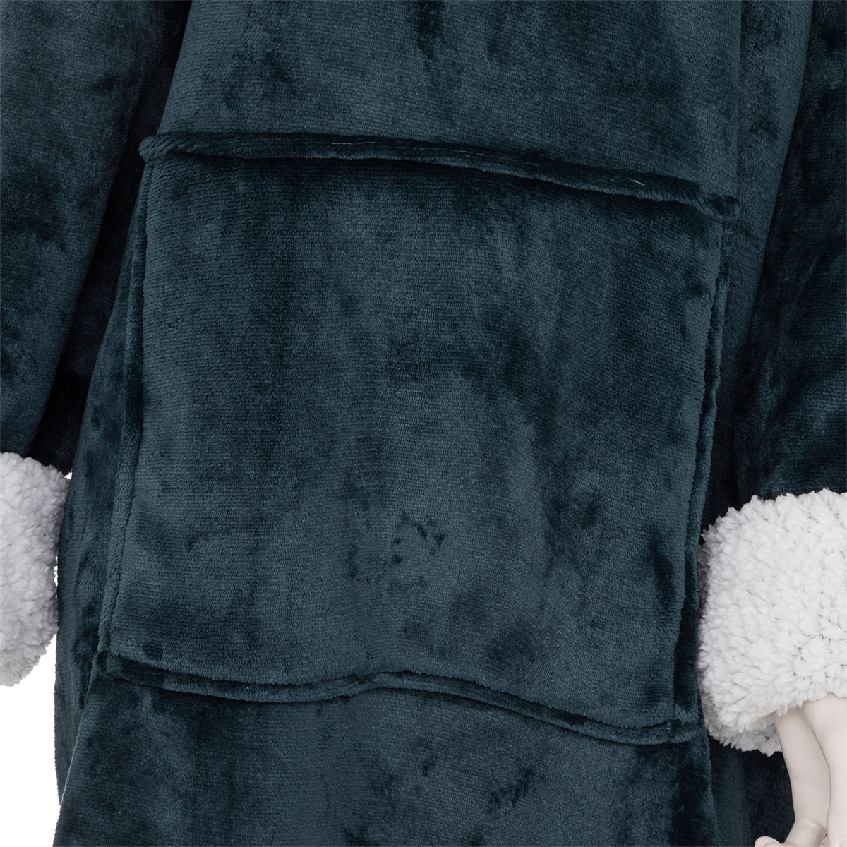 Fleece Φούτερ με Sherpa A-S Hoodie Egeen L-Xl Home Ένδυση Γυναικεία Σπιτιού Γυναικείες Ρόμπες Spitishop