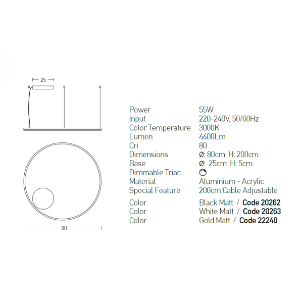 Φωτιστικό Οροφής LED Dimmable Zambelis 20262 Black Matt