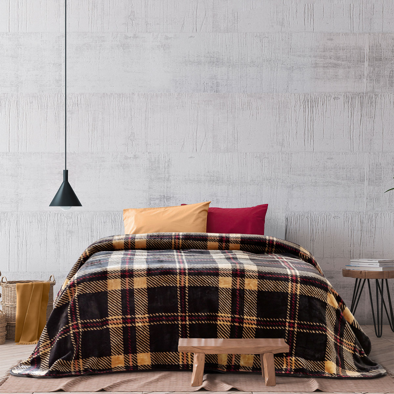 Κουβέρτα Βελουτέ Μονή (160x220) Kocoon Olivia