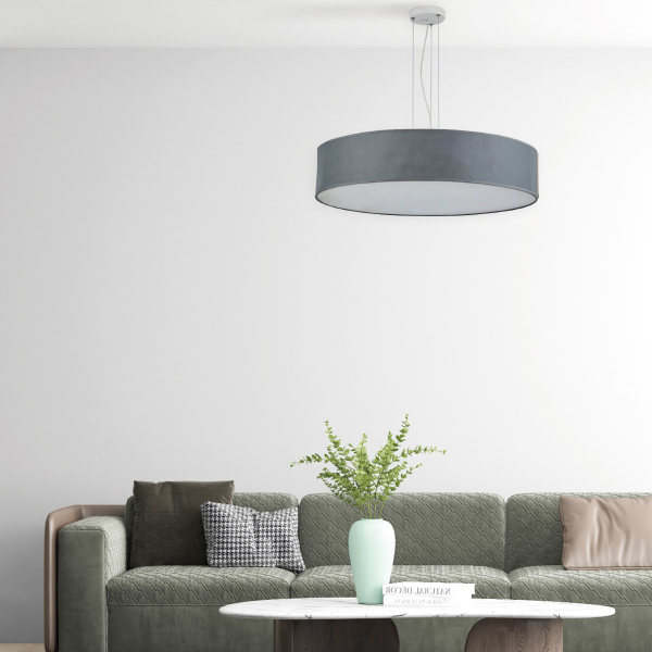 Φωτιστικό Οροφής Πολύφωτο Homelighting Cozy 77-8236 Grey