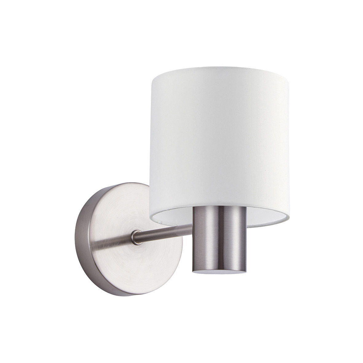 Απλίκα Τοίχου Homelighting 77-8299 Nickel/White