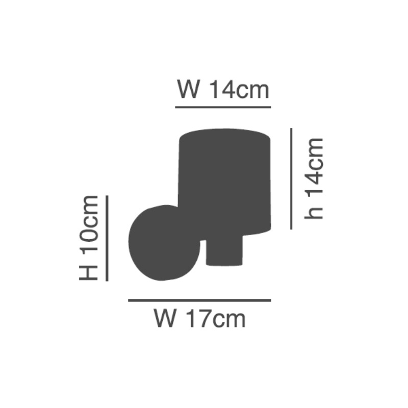 Απλίκα Τοίχου Homelighting 77-8313 Black Grey Home Φωτιστικά Spitishop