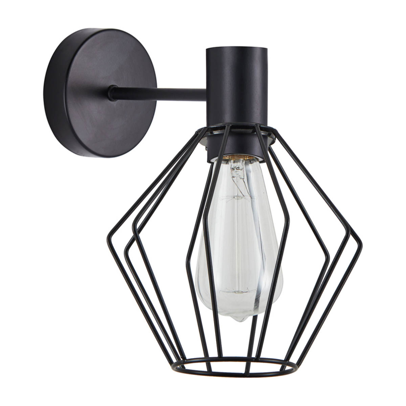 Απλίκα Τοίχου Homelighting 77-8314 Black