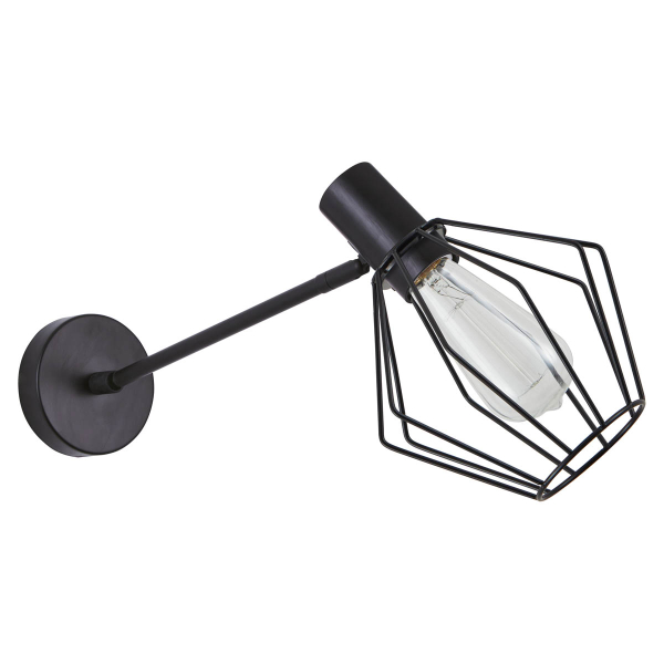 Απλίκα Τοίχου Homelighting 77-8321 Black