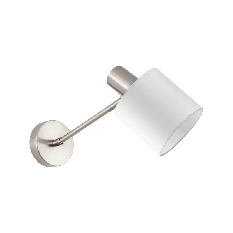 Απλίκα Τοίχου Homelighting 77-8328 Nickel/White