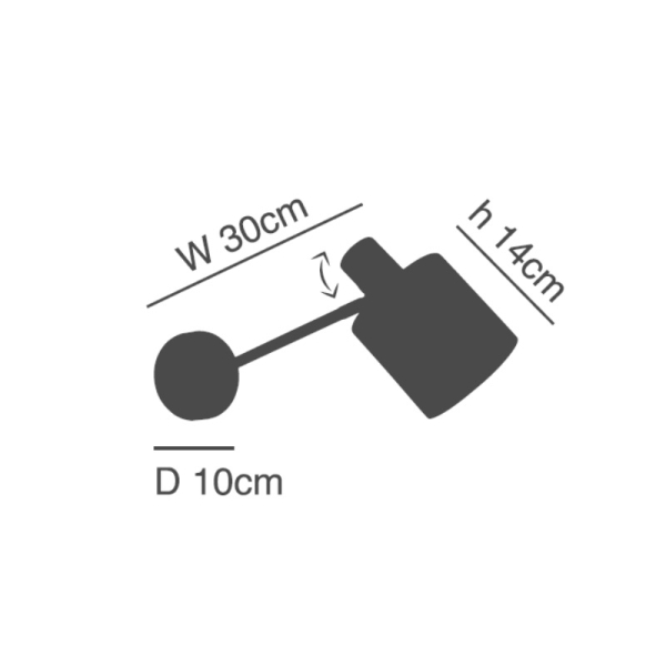Απλίκα Τοίχου Homelighting 77-8328 Nickel/White