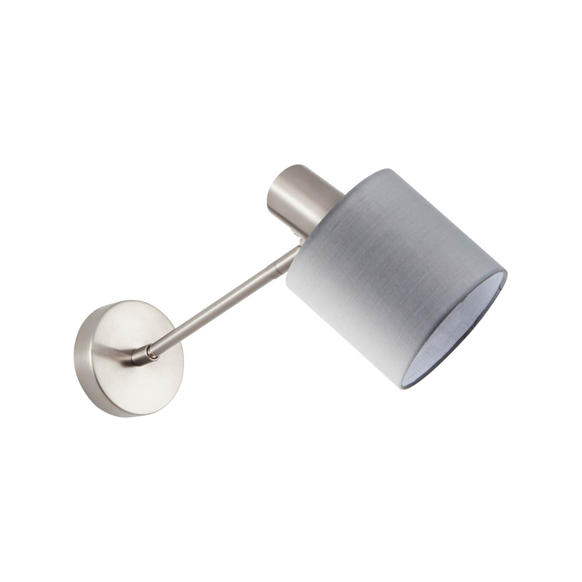 Απλίκα Τοίχου Homelighting 77-8329 Nickel/Grey