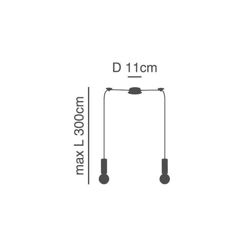 Φωτιστικό Οροφής Δίφωτο Homelighting Adept Tube 77-8388 Nickel Matt Home Φωτιστικά Spitishop