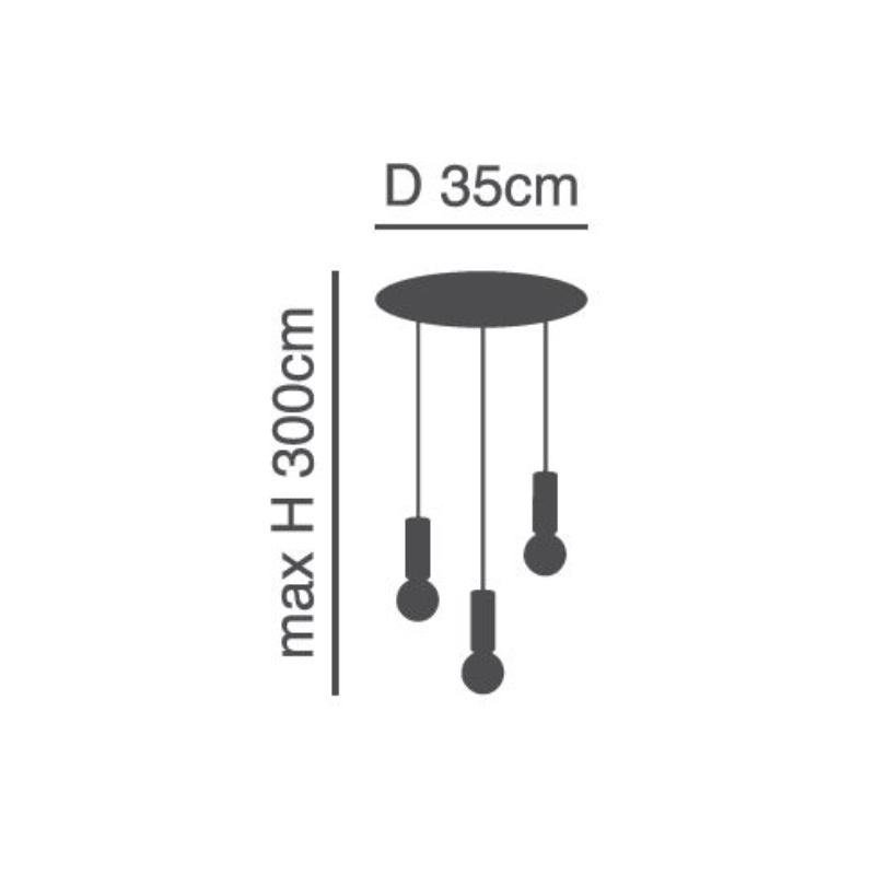 Φωτιστικό Οροφής Τρίφωτο Homelighting Adept Tube 77-8389 Nickel Matt Home Φωτιστικά Spitishop