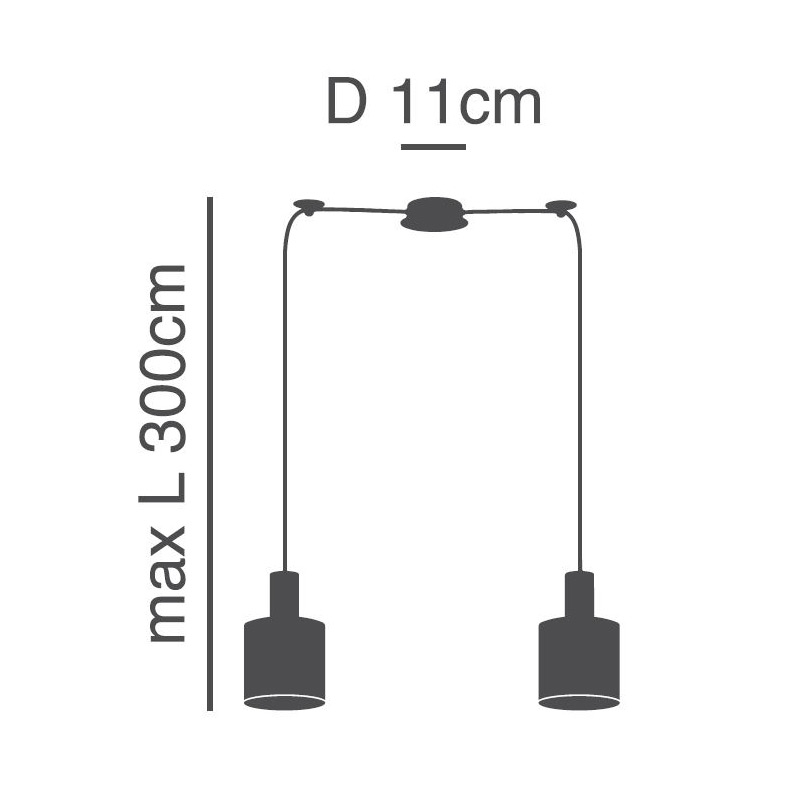 Φωτιστικό Οροφής Δίφωτο Homelighting 77-8424 Nickel Grey Home Φωτιστικά Spitishop