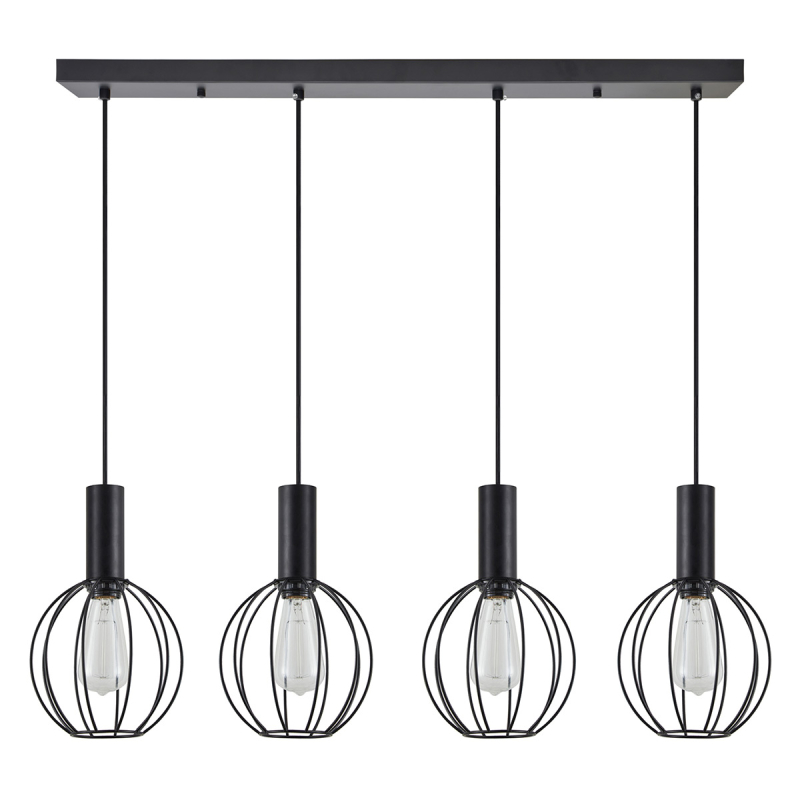 Φωτιστικό Οροφής Πολύφωτο Homelighting 77-8539 Black