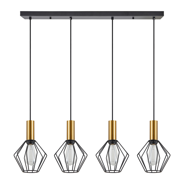 Φωτιστικό Οροφής Πολύφωτο Homelighting 77-8623 Gold