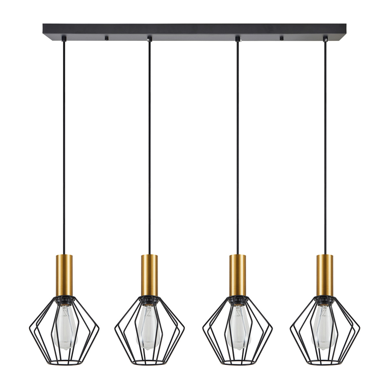Φωτιστικό Οροφής Πολύφωτο Homelighting 77-8623 Gold