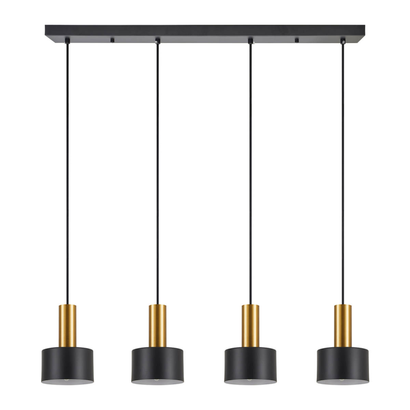 Φωτιστικό Οροφής Πολύφωτο Homelighting 77-8637 Gold/Black