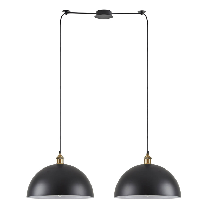 Φωτιστικό Οροφής Δίφωτο Homelighting 77-8698 Bronze