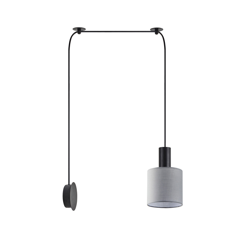 Απλίκα Τοίχου Homelighting 77-8811 Black/Grey