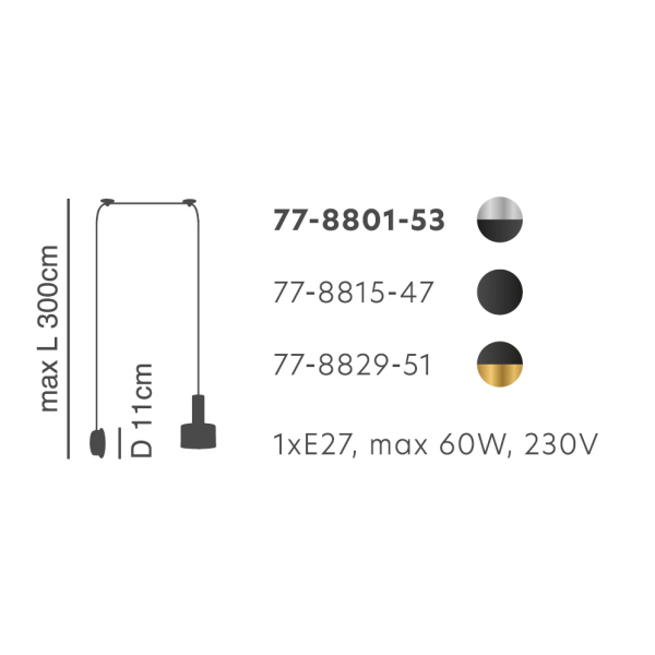 Απλίκα Τοίχου Homelighting 77-8815 Black