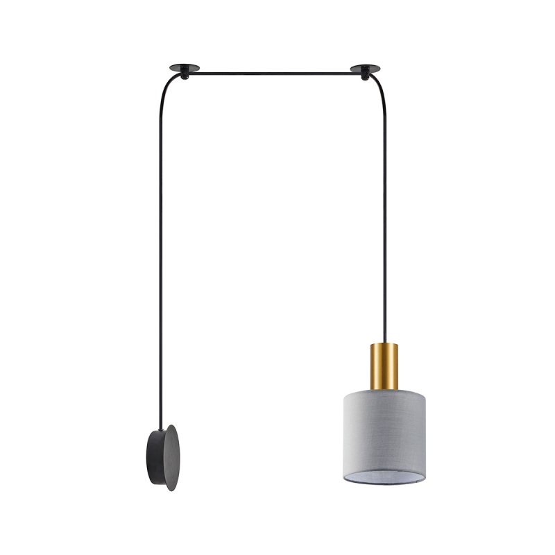 Απλίκα Τοίχου Homelighting 77-8825 Gold/Grey