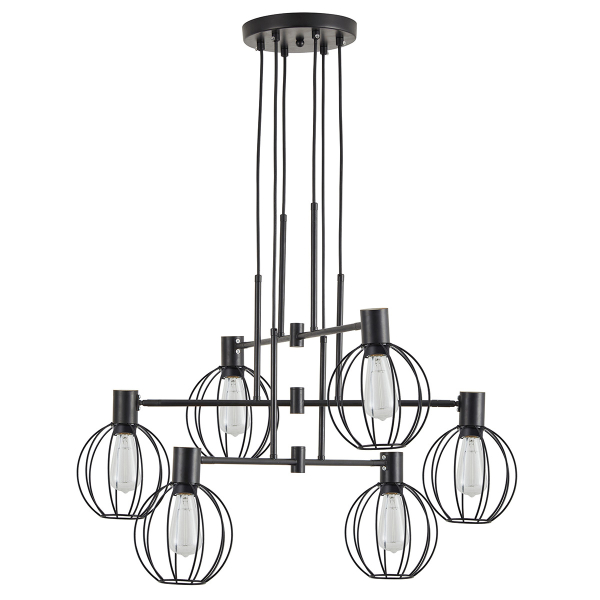 Φωτιστικό Οροφής Πολύφωτο Homelighting 77-8878 Black