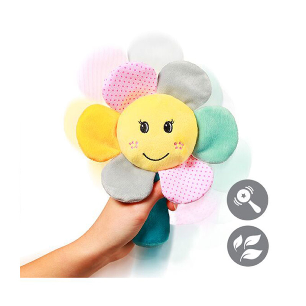 Κουδουνίστρα BabyOno Λουλούδι Ουράνιο Τόξο BN609