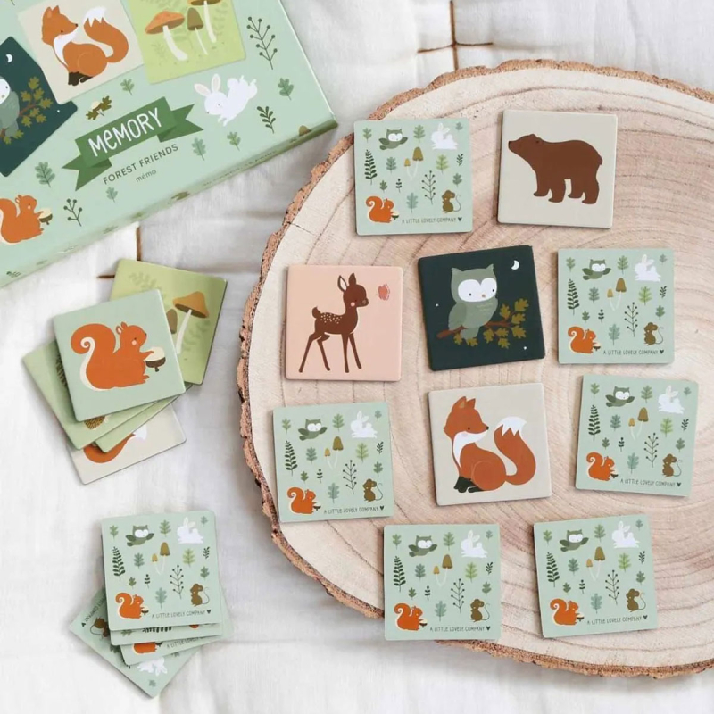 Παιχνίδι Μνήμης Α Little Lovely Company Forest Friends PGMEFF03