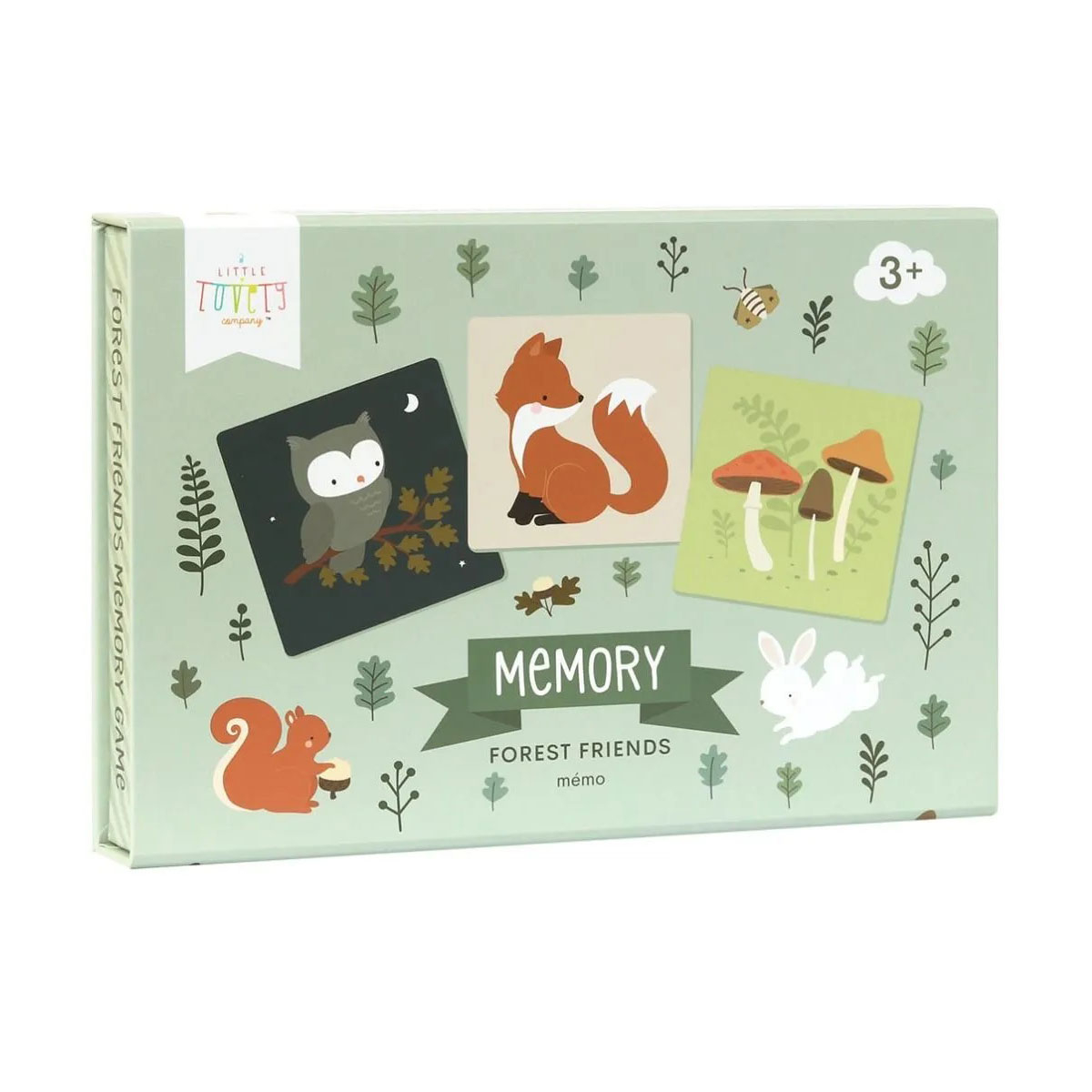 Παιχνίδι Μνήμης Α Little Lovely Company Forest Friends Pgmeff03 Home Παιχνίδια Επιτραπέζια - Εκπαιδευτικά Spitishop