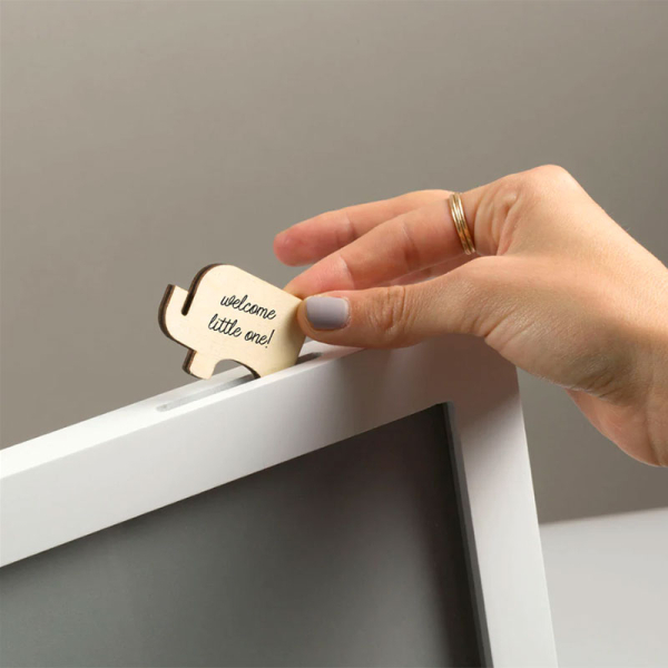 Αναμνηστική Κορνίζα Ευχών (30x38) Pearhead Ελεφαντάκια PH-83076