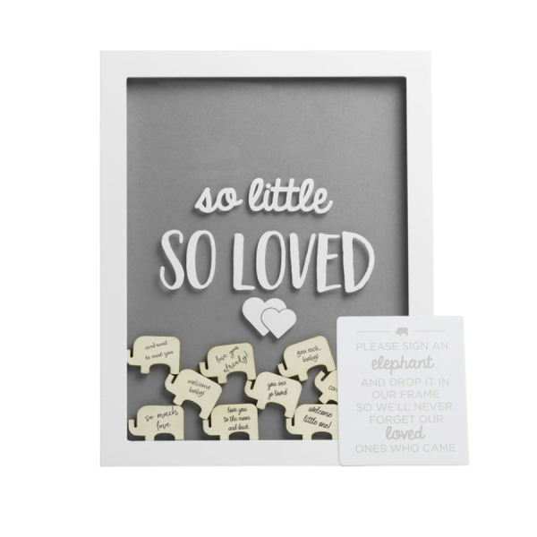 Αναμνηστική Κορνίζα Ευχών (30x38) Pearhead Ελεφαντάκια PH-83076