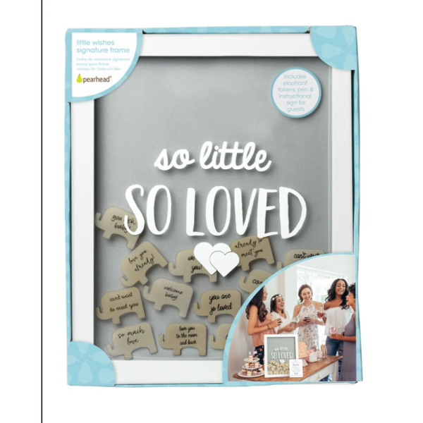 Αναμνηστική Κορνίζα Ευχών (30x38) Pearhead Ελεφαντάκια PH-83076