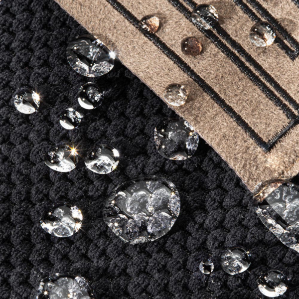 Αδιάβροχο Ριχτάρι Καναπέ Διθέσιου (170x250) Guy Laroche Rubicon Black