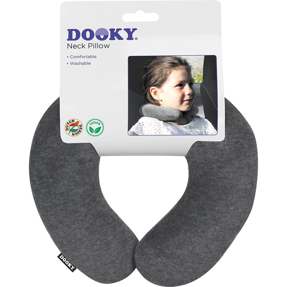 Βρεφικό Μαξιλάρι Ταξιδίου 6+ Μηνών Dooky Dark Grey Dk-128100 Home Βρεφικά Αξεσουάρ Καροτσιού Spitishop