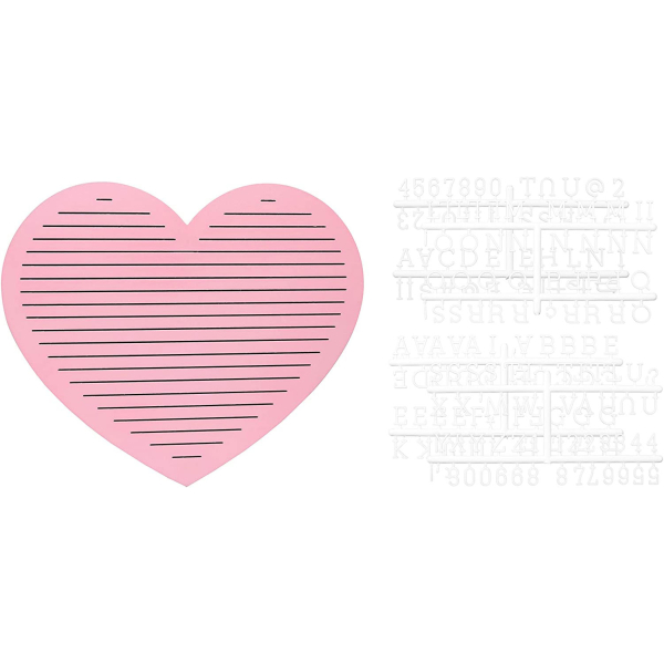 Πίνακας Με  Γράμματα (29x25) Pearhead Message Board Heart Pink PH-83106