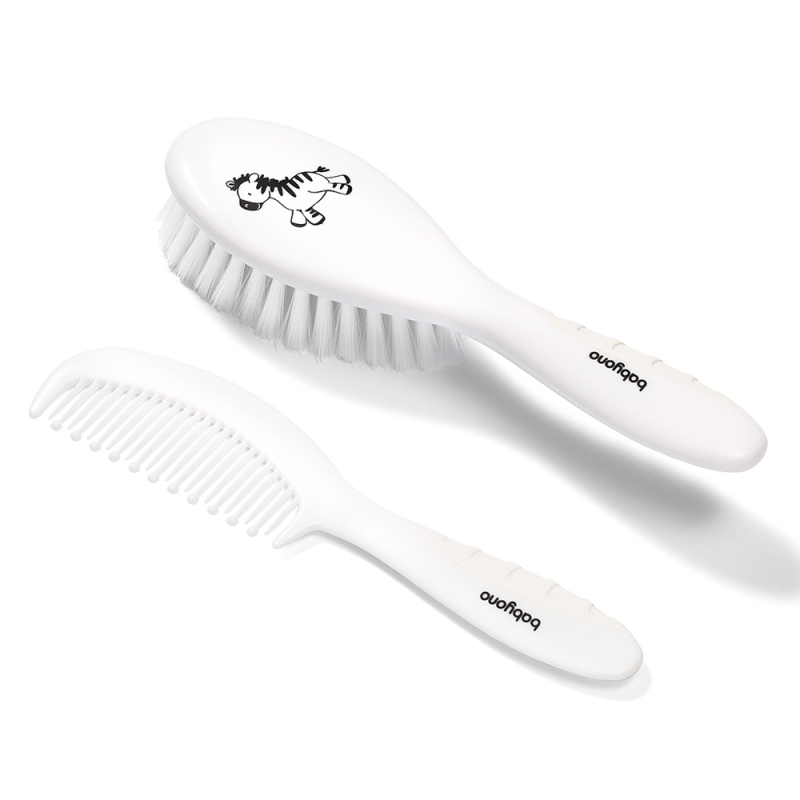 Βρεφικό Σετ Βούρτσα + Χτένα BabyOno Ζέβρα BN570/03