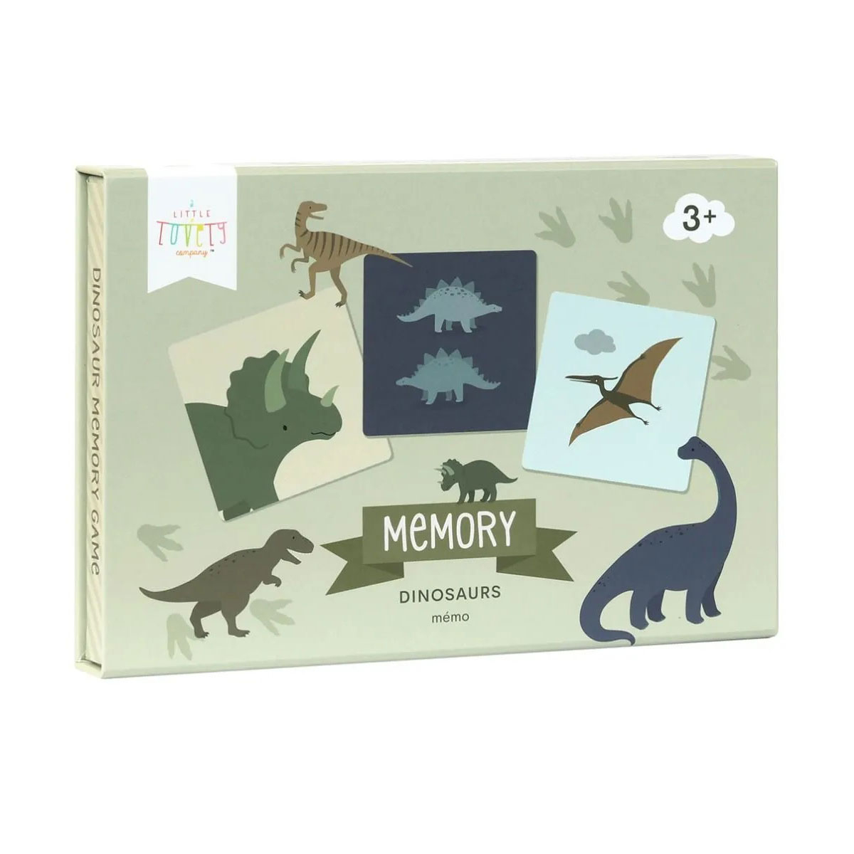 Παιχνίδι Μνήμης Α Little Lovely Company Dinosaurs Pgmedi04 Home Παιχνίδια Επιτραπέζια - Εκπαιδευτικά Spitishop