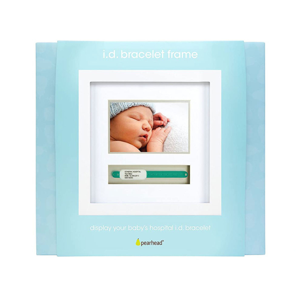 Αναμνηστική Κορνίζα (22x22) Με Θέση Για Βραχιόλι Μαιευτηρίου Pearhead PH-P63012