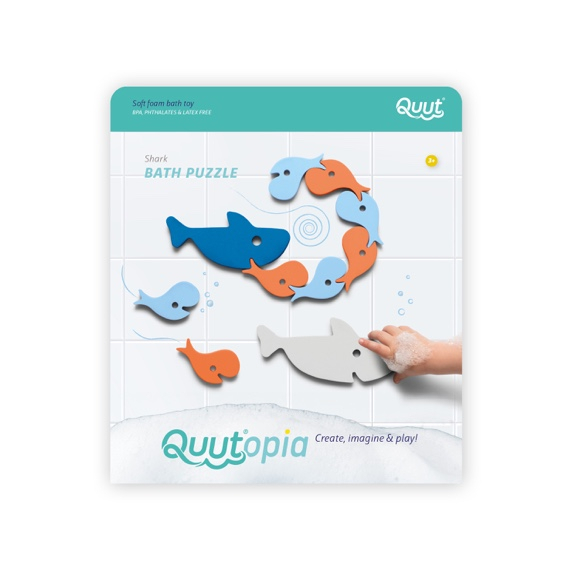 Αφρώδες Παιχνίδι Μπάνιου Quut Καρχαρίες Qu171041 Home Παιχνίδια Spitishop