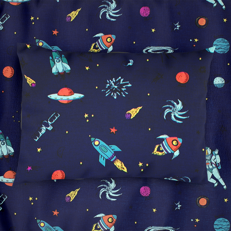 Παιδική Μαξιλαροθήκη (50x70) Dimcol Space 189 Blue
