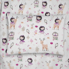 Παιδική Μαξιλαροθήκη (50×70) Dimcol Lily & Deer 179 White-Pink