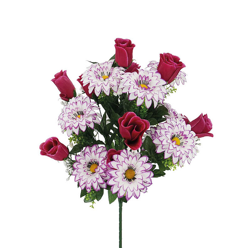 Διακοσμητικό Μπουκέτο Λουλουδιών 60εκ. Marhome 00-00-1364-4 236657