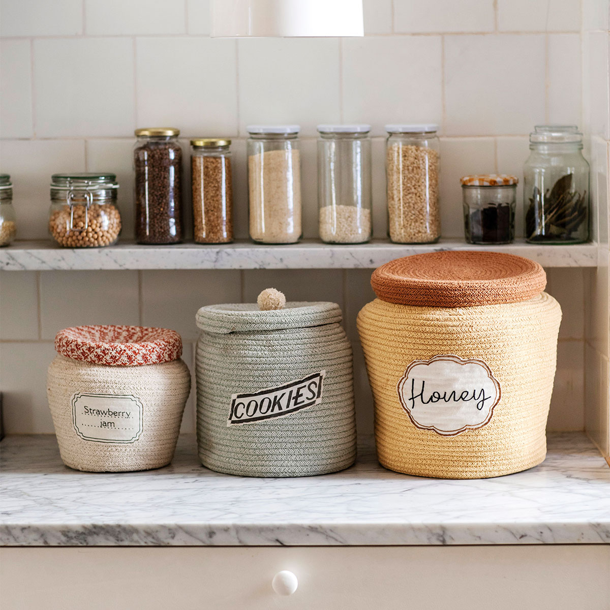 Καλάθι Αποθήκευσης (Φ20X26) Lorena Canals Cookie Jar Home Οργάνωση & Αποθήκευση Βρεφικού - Παιδικού Spitishop